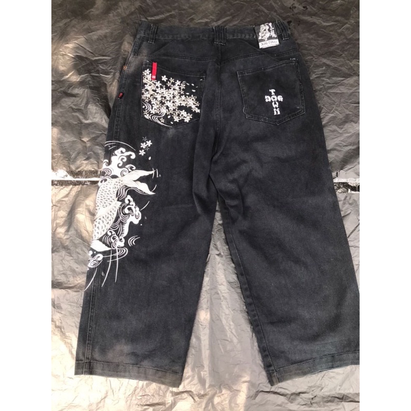 celana dogtown sukajan black dragon