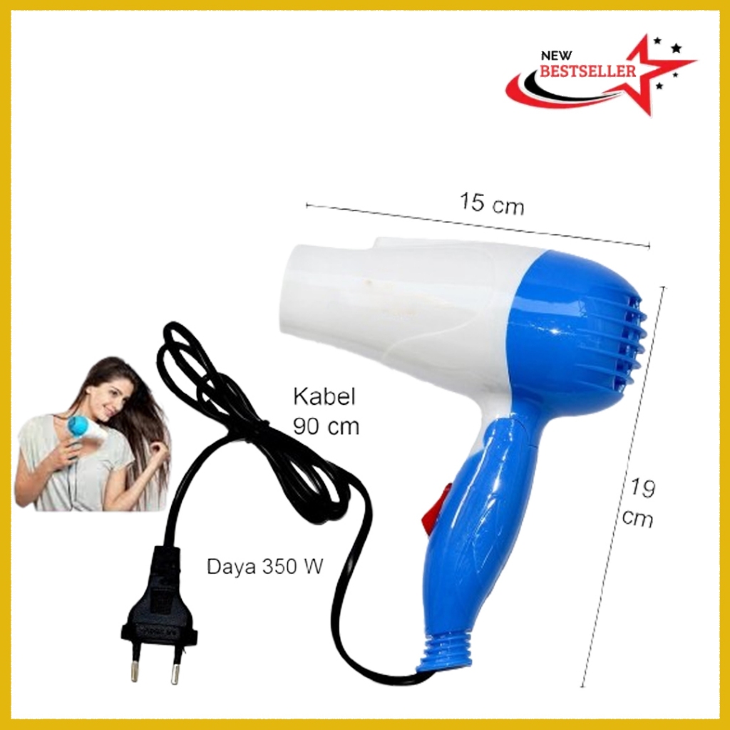 NOVA hair dryer pengering rambut mini lipat / Alat Kecantikan Rambut