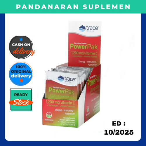 

Trace Minerals Electrolyte Stamina Power Pak Watermelon isi 30 Sachet untuk Stamina