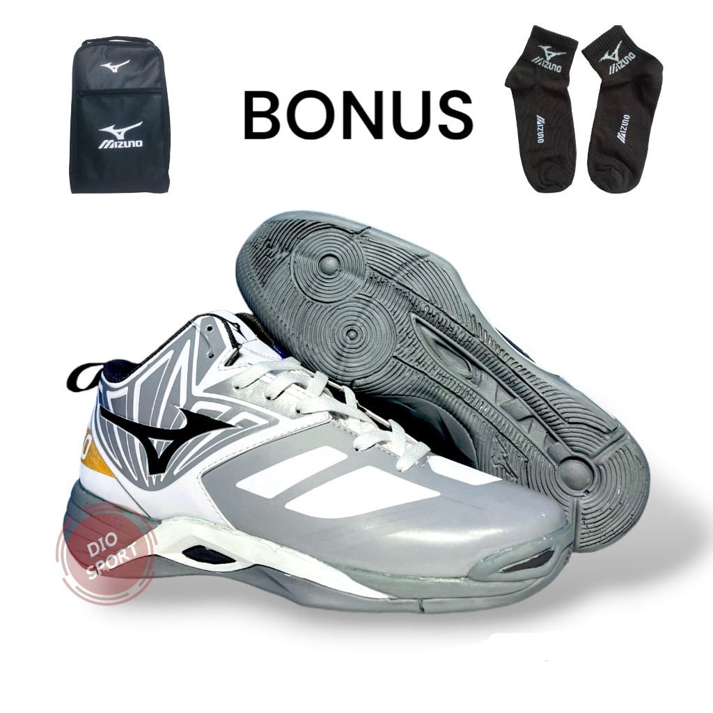 Mizuno Wave Momentum 2 mid /Sepatu Volly Mizuno wave momentum Terbaru 2024 /Sepatu Voli Mizuno Momen