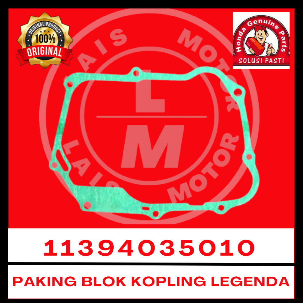 Paking Blok Kopling Legenda 11394035010 ORI AHM