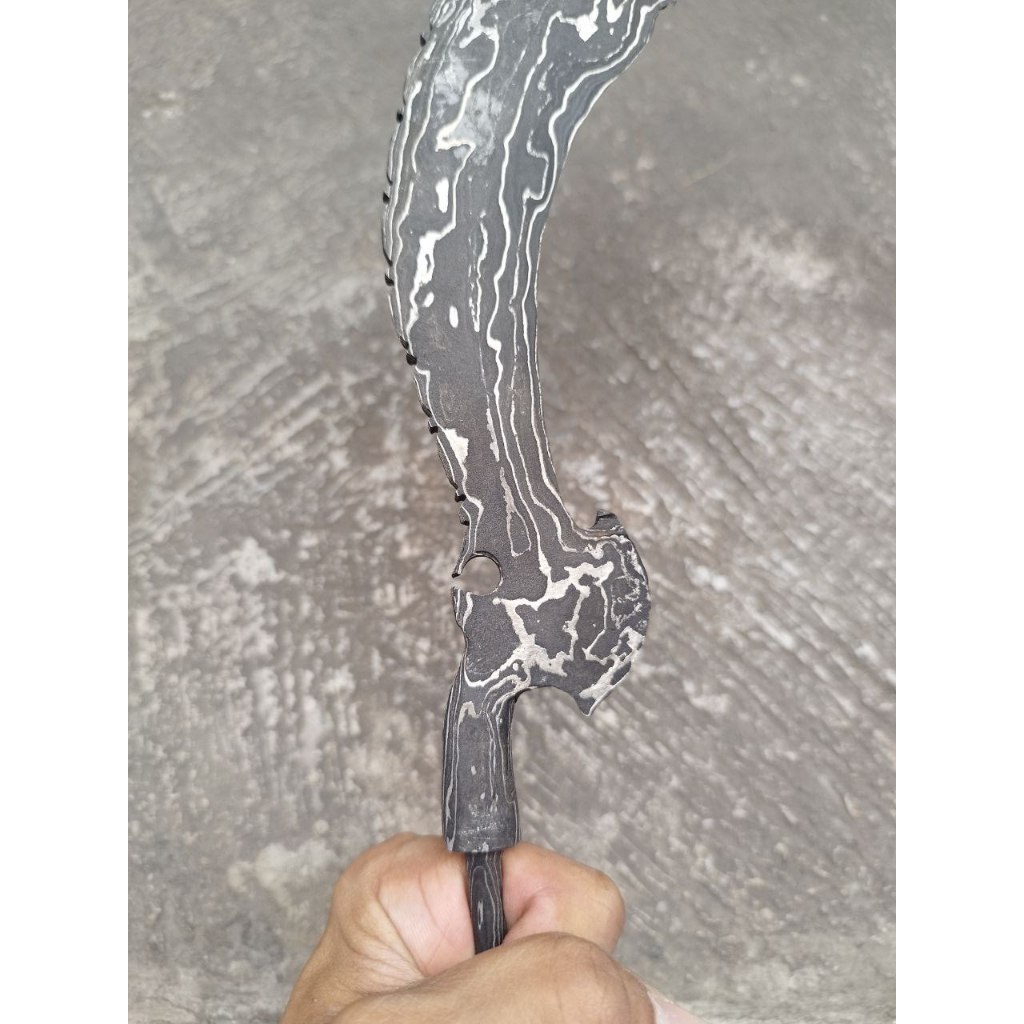 Kujang Jago pamor Kulit Semangka