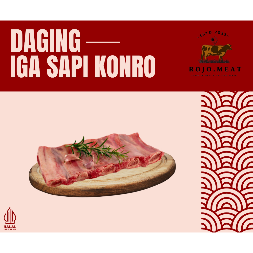 

Daging Iga Sapi Konro / Back Ribs 500g