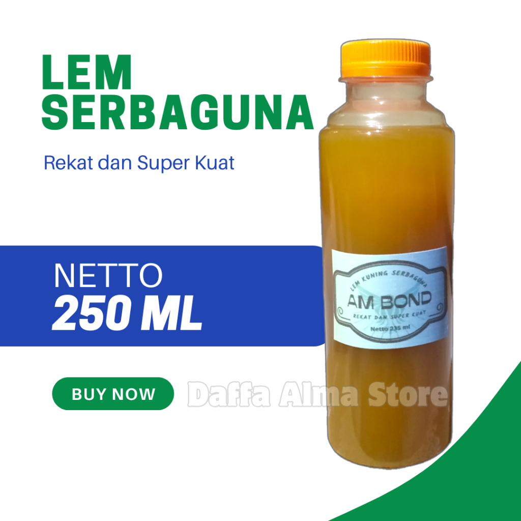 Lem Kuning/Lem Aibon/Lem Kuning Serbaguna Rekat dan Super Kuat