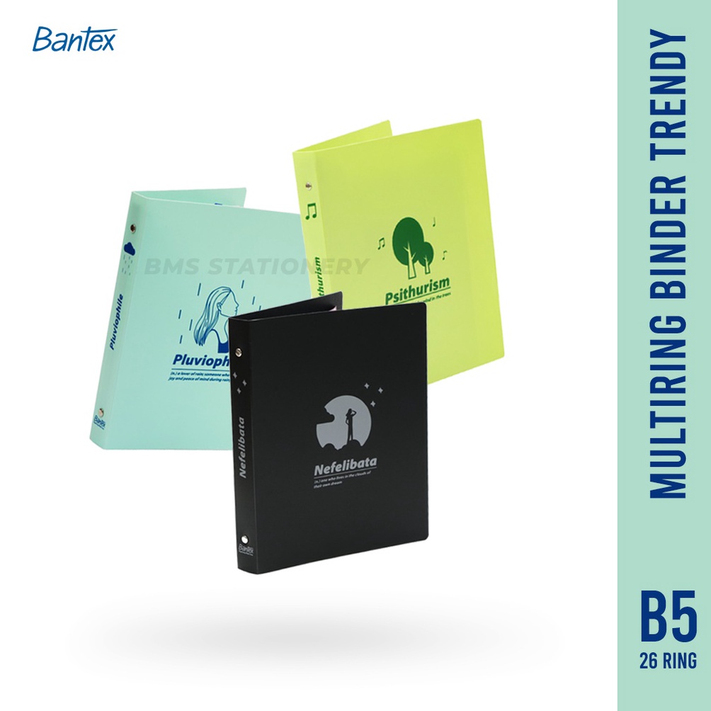 

Diskon Bantex Binder B5 26 Ring Motif Trendy 49