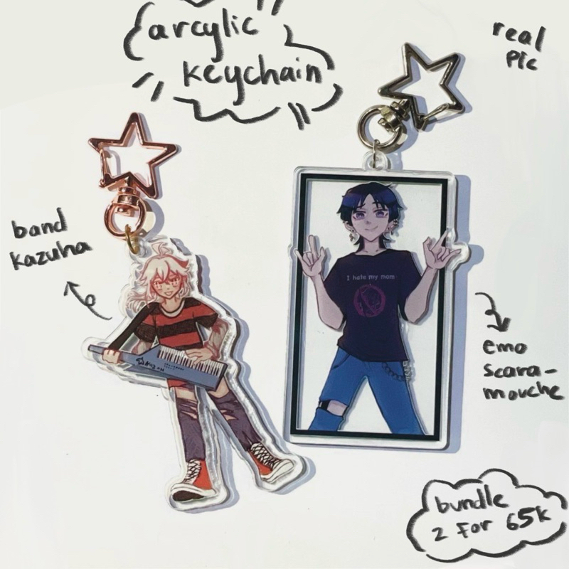 genshin impact keychain arcylic fanmerch