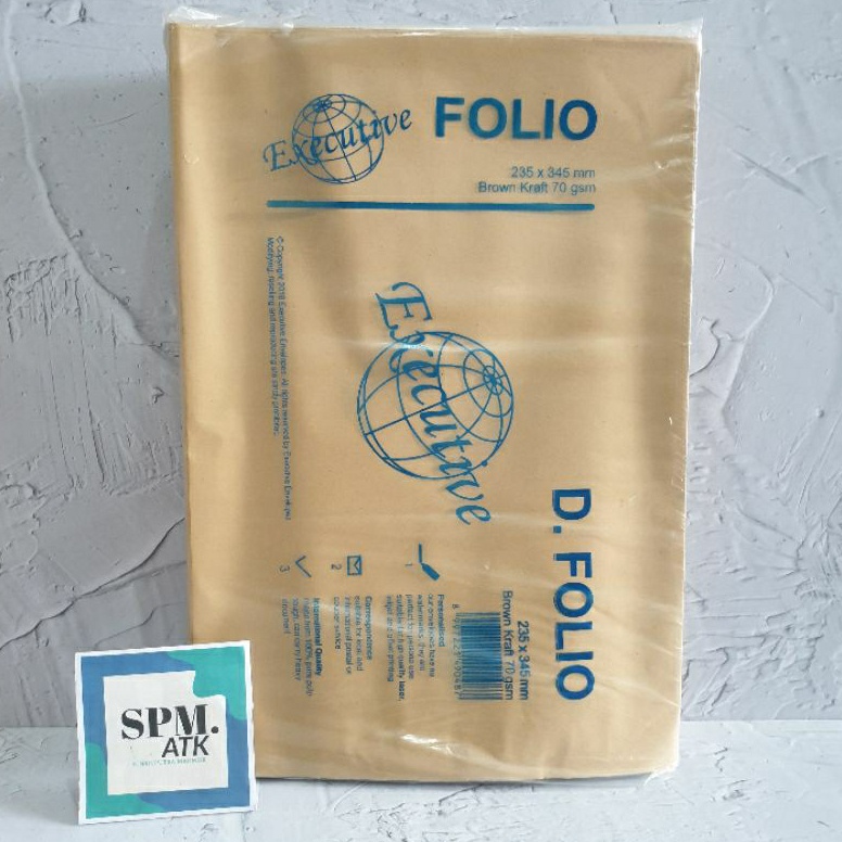

Kualitas Premium Amplop Coklat Folio Executive VA