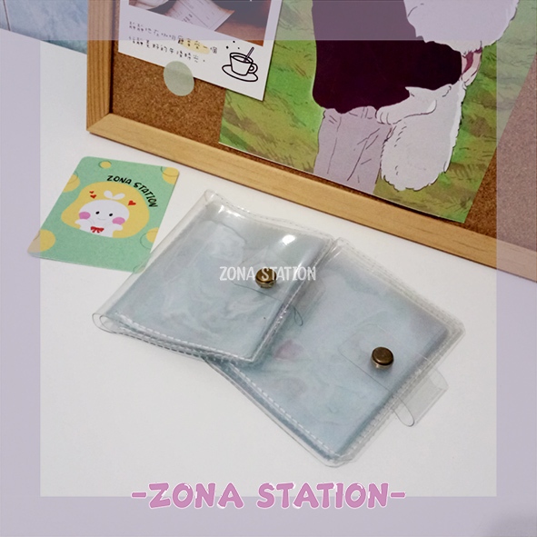 

[ZS] 1 PCS / Card Holder Photocard Transparant Glitter