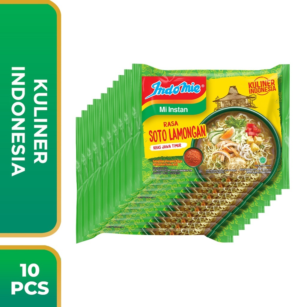 

Indomie Kuah Soto Lamongan (10 Pcs)