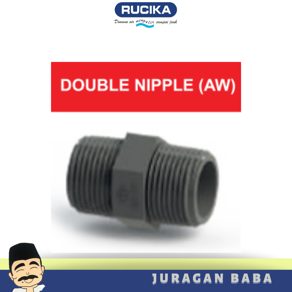 RUCIKA - DOUBLE NIPPLE AW / DOUBLE NEPEL / DOBEL NEPEL PVC