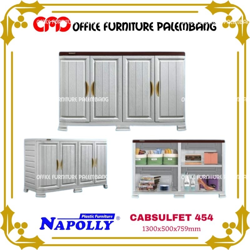 meja tv plastik napolly CABSULFET 454 rak tv buffet tv plastik
