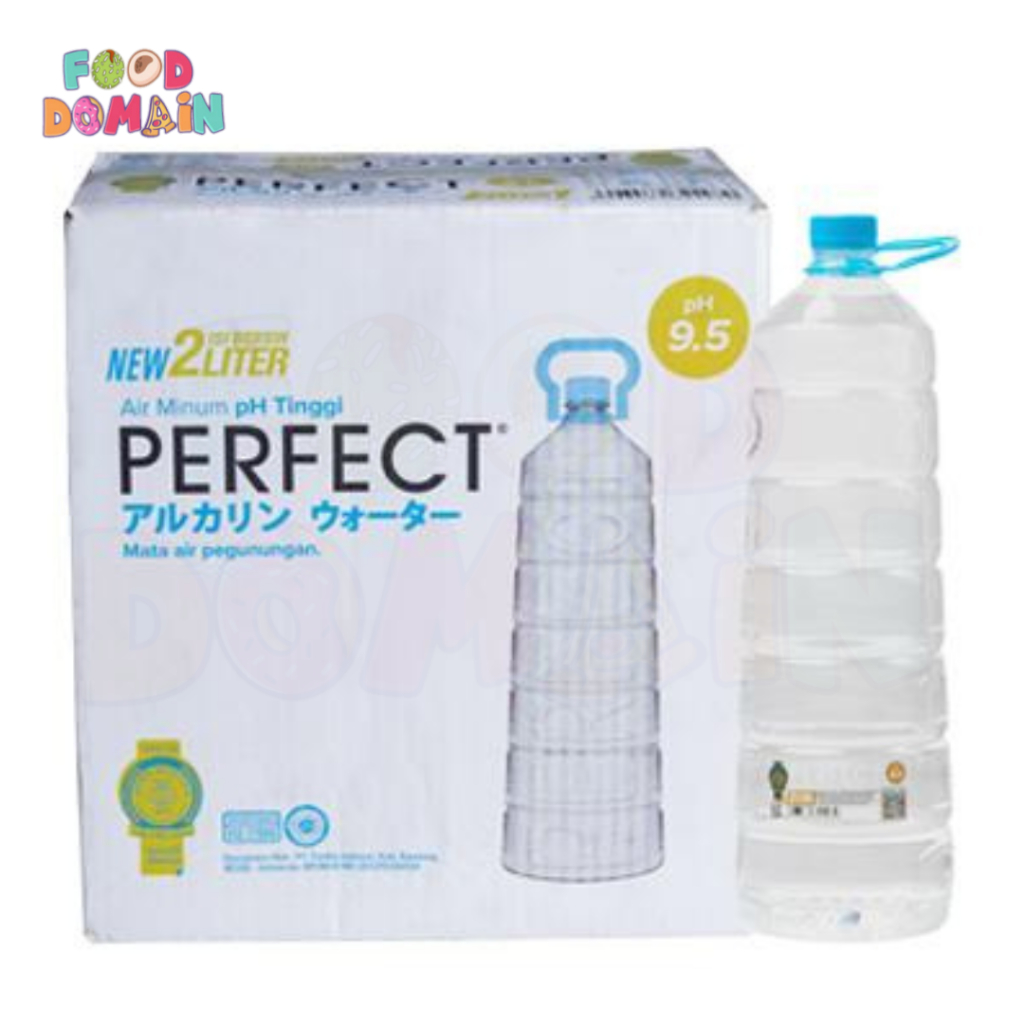 

Perfect Natural Alkaline Water pH 9.5 - 2L - 1 Dus - 6 Botol