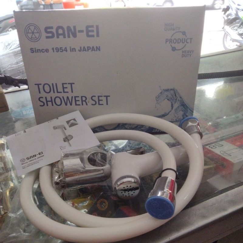 San-ei toilet Shower set. jet shower. shower cebok. shower toilet