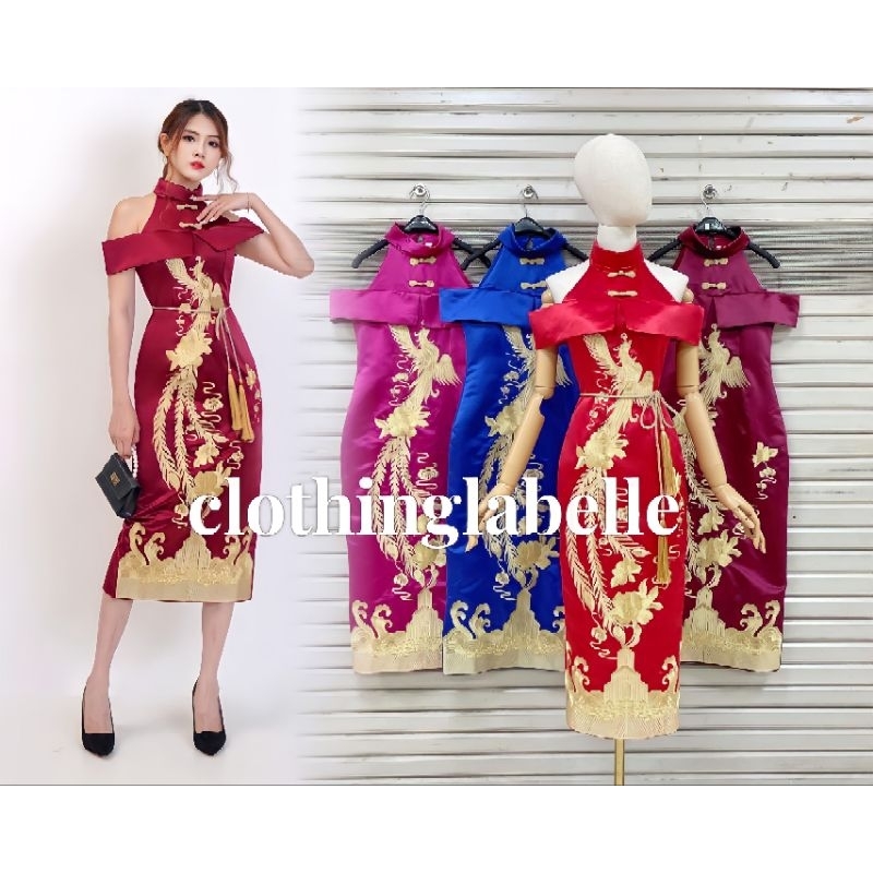 cheongsam sangjit party dress