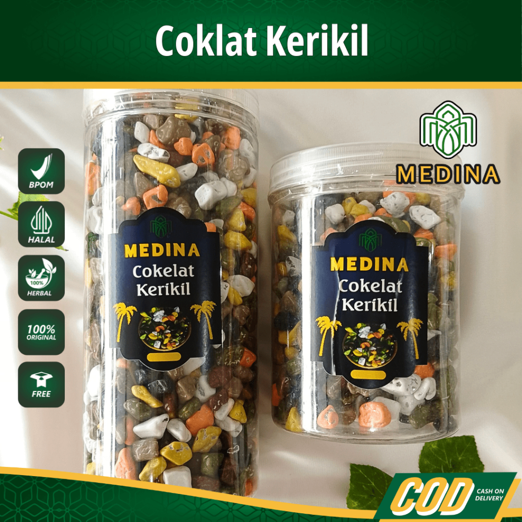 

Coklat Kerikil Batu Original Arab / 1kg / 500gr / Kemasan Toples / Coklat Kerikil PREMIUM ORIGINAL