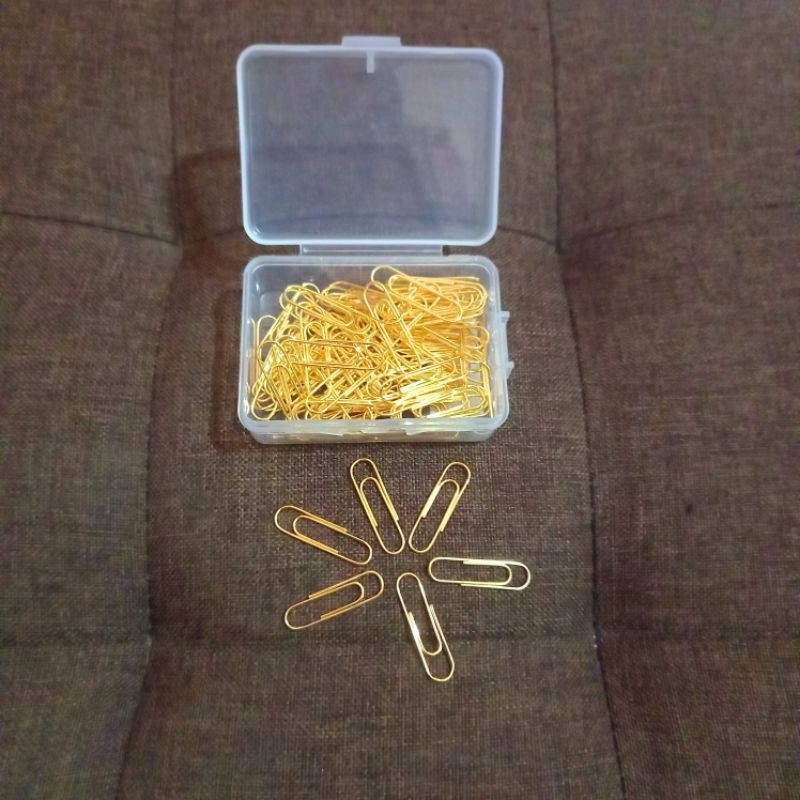 

Klip Kertas Warna Gold
