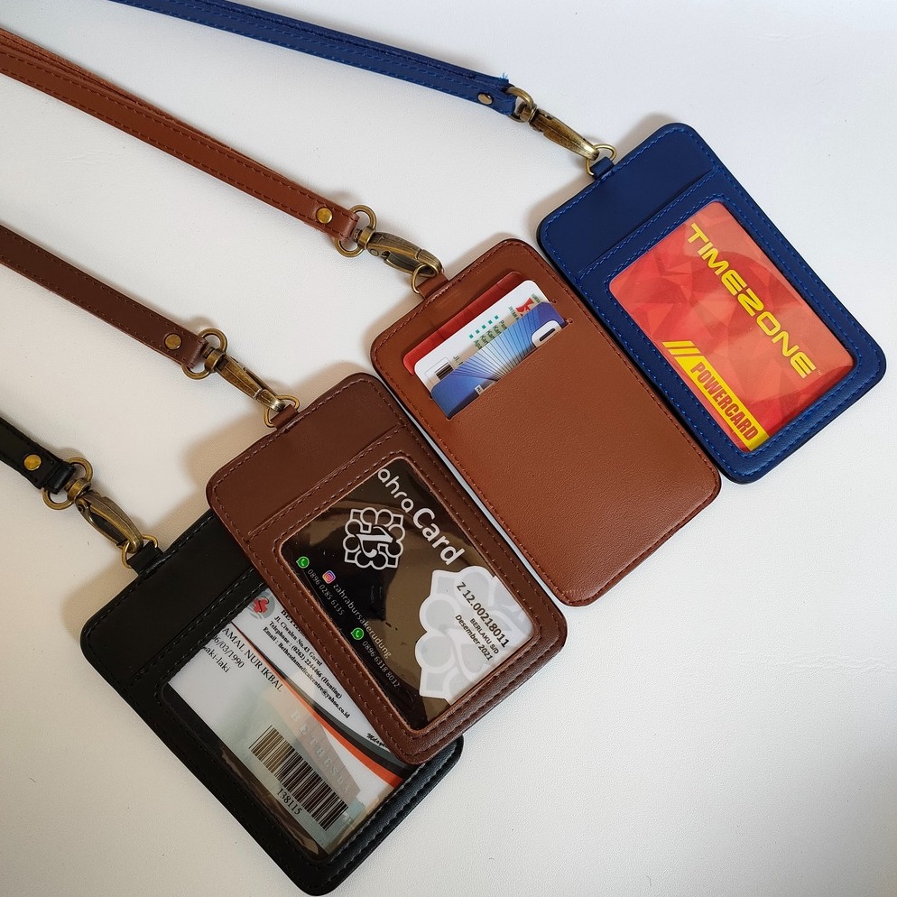 

ART H85B Id Card Kulit Name Tag Kulit Card Holder Termurah