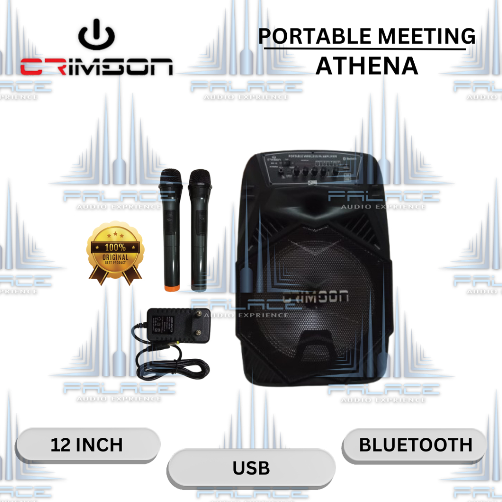 Speaker Portable Meeting 12 Inch - Crimson Athena