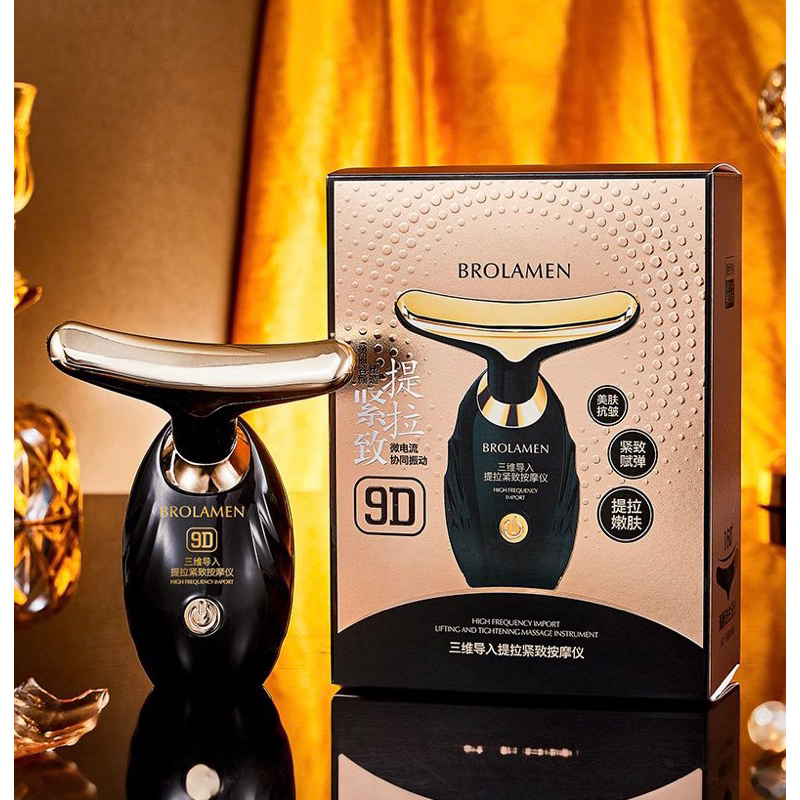 BROLAMEN Facial Massage Original Alat Pijat Wajah Korea Elektric Alat Setrika Wajah