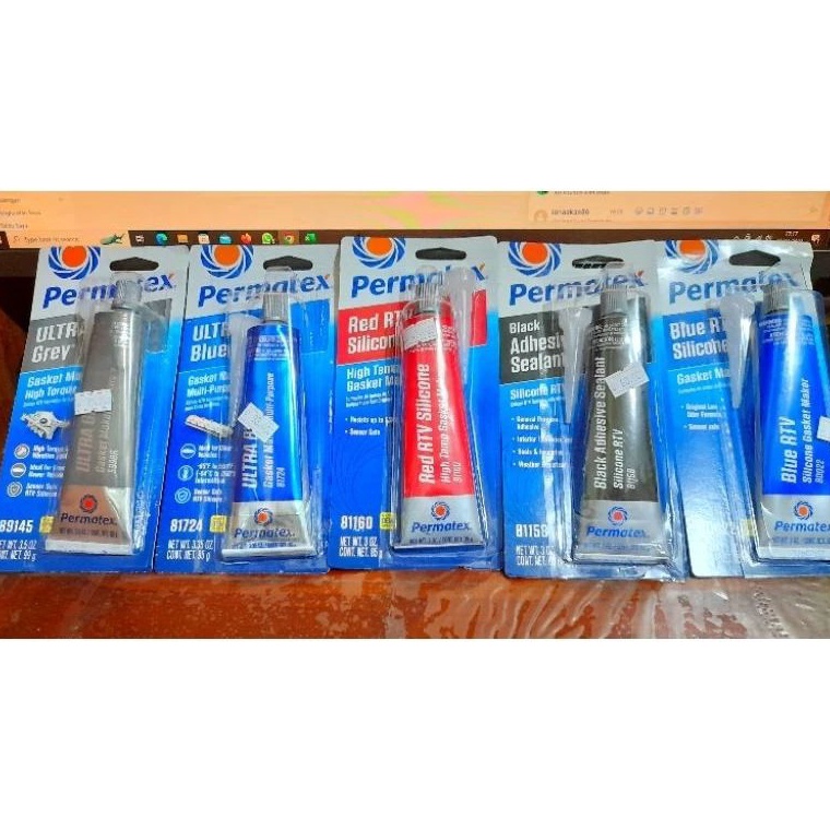 

ART A38F LEM PACKING LEM PERMATEX BLUE RED GREY BLACKRTV SILICONEBOYRENK RACING