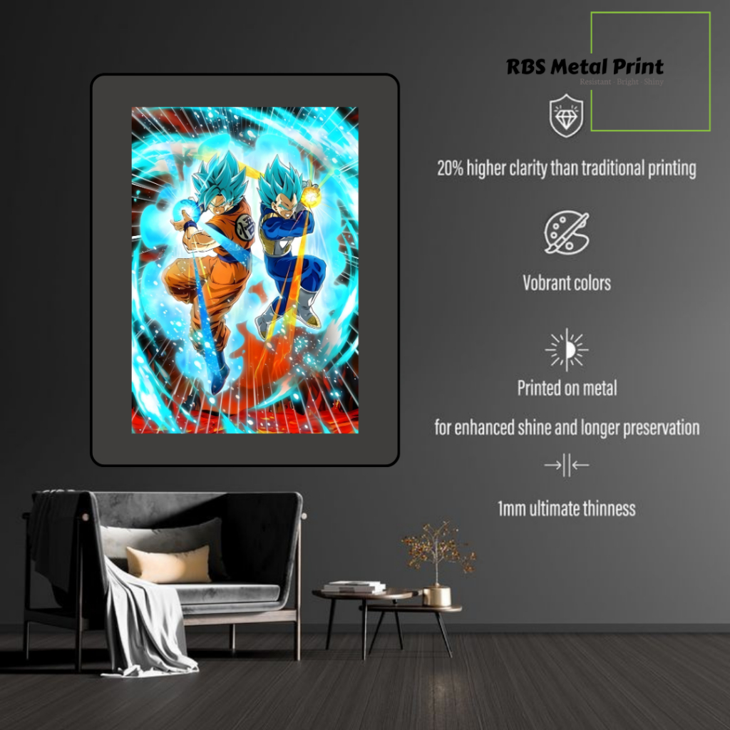 Custom HD Metal Print 1mm | High Gloss Aluminium Photo Print Uk. 20x30cm | Metal Photo Prints | Post