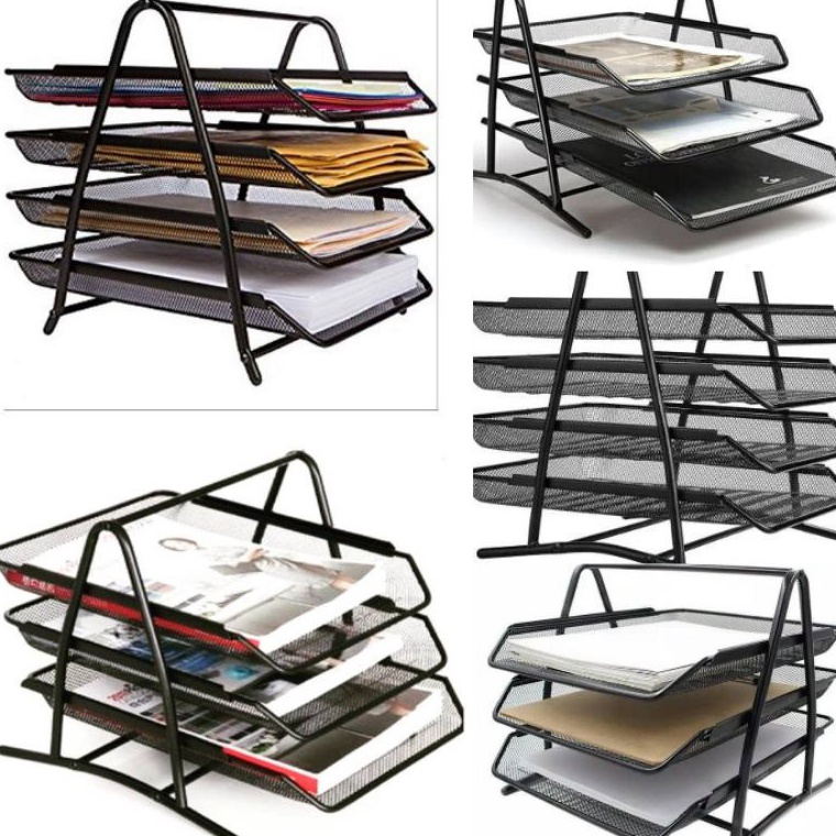 

ART B67V Rak besi dokumen Kertas besi 3 susun4susun Tray besi 3 susun4susun