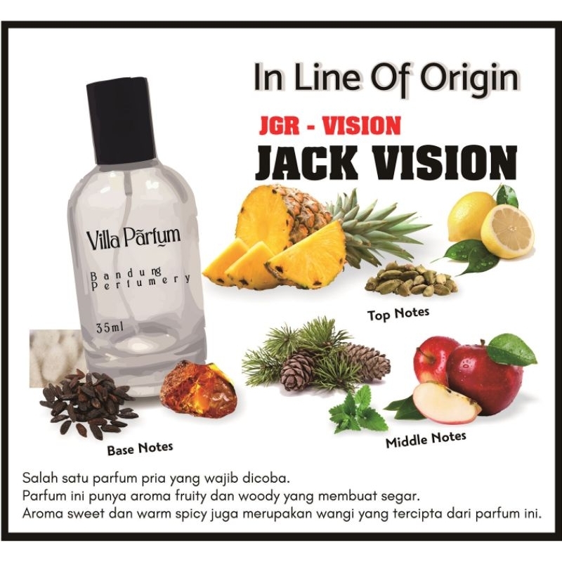 parfum JGR - VISION (JACK VISION)villaparfum