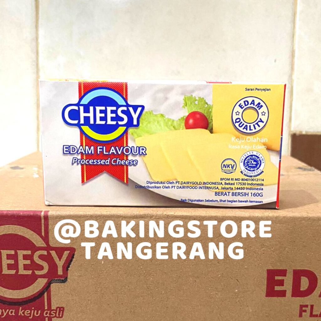 

Cheesy Edam Flavour - Keju Rasa Edam 160 gram HALAL