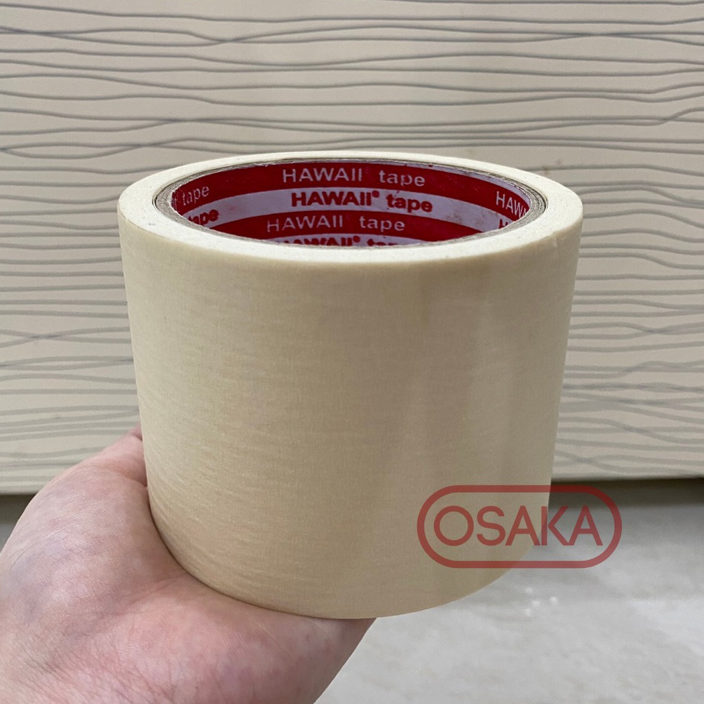 

ART I37E Masking Tape Lakban Kertas Hawaii 72mm 3 inch x 2 yard Daimaru Nachi