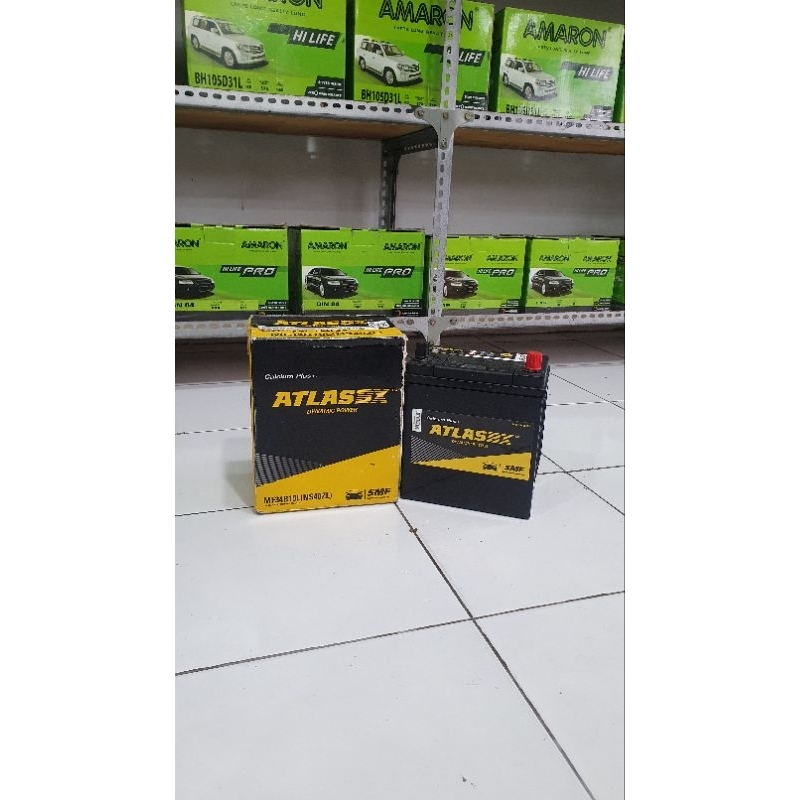 ATLASBX NS40ZL / 19 LN JIS TYPE - AKI KERING untuk Honda Jazz, Brio, Avanza