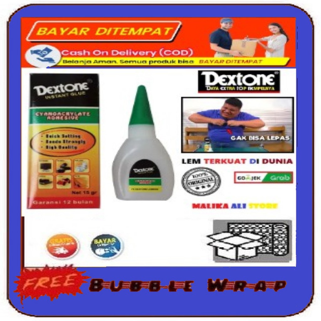 

Promo Lem Tetes Dextone / Lem Korea / Lem Tetes Instant /Cyanoacrylate Glue