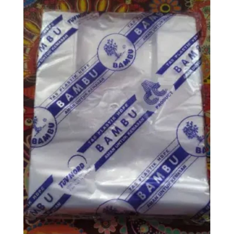 

PLASTIK KRESEK BAMBU UKURAN KECIL (1 PACK)