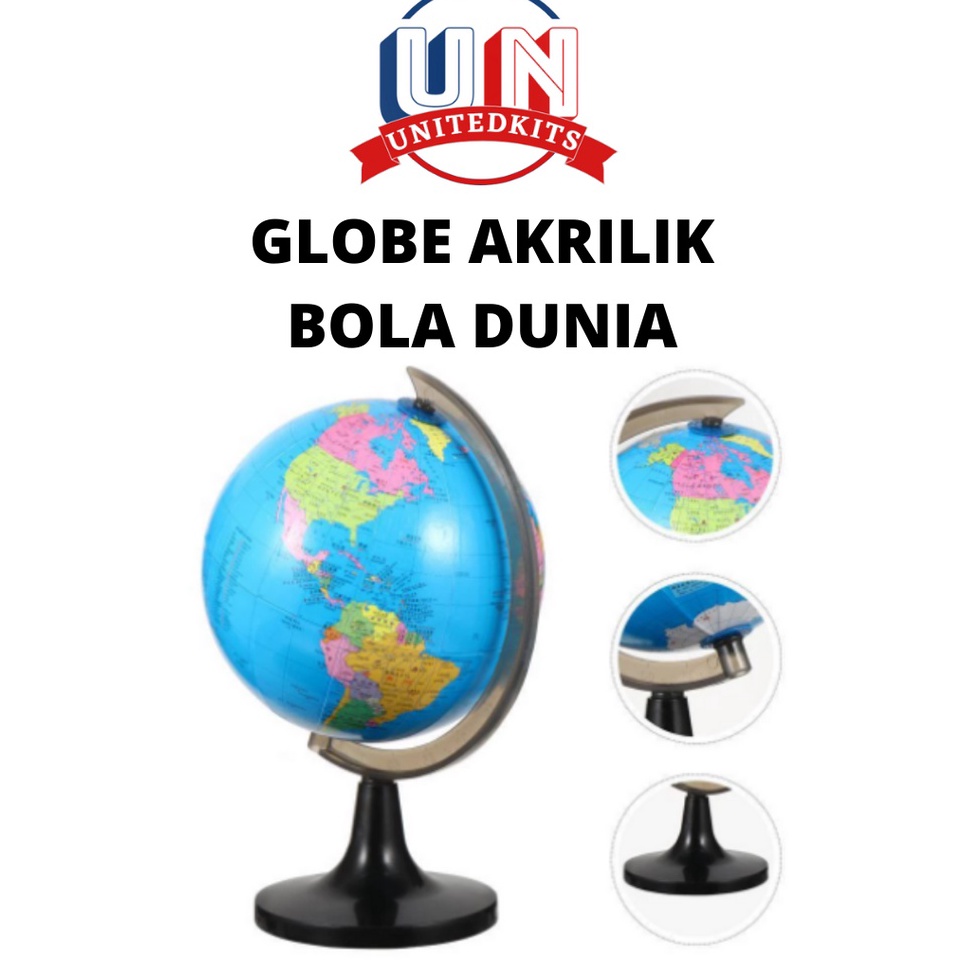 

ART N2E GLOBE AKRILIK BOLA DUNIA 214CM PETA BULAT PLANET BUMI ATLASEDUKASI GEOGRAFI UNITEDKITS