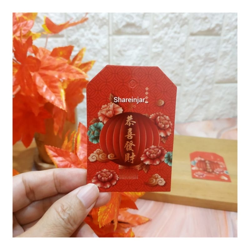

Hangtag Imlek Hiasan Box Kotak Hampers Kado Kartu Ucapan CNY 2 Isi 10pcs