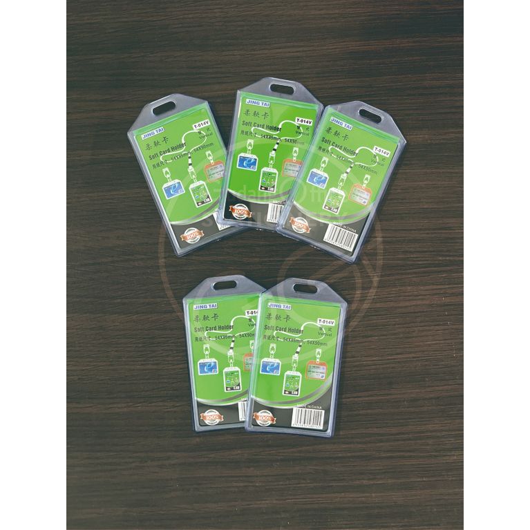 

SOFT CARD HOLDER TRANSPARANT T-014 / ID CARD HOLDER / NAME TAG / KEPLEK ID CARD