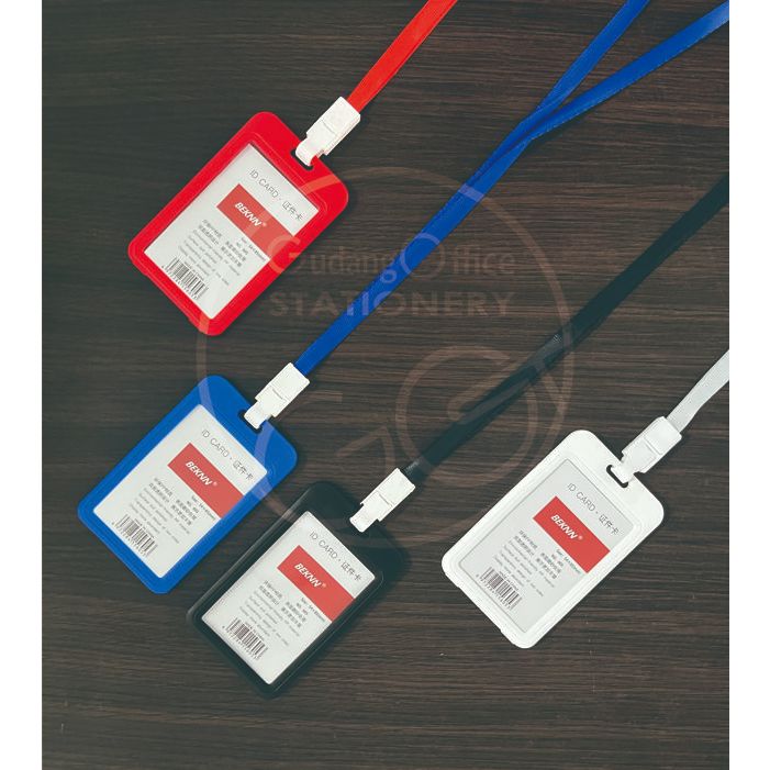 

ID CARD SET DOUBLE SIDE WARNA / ID CARD HOLDER / NAMETAG / KEPLEK ID CARD