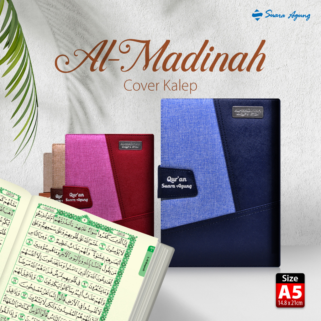 Al Qur'an Suara Agung Al Madinah A5 Non Terjemah Kalep (Kertas QPP) - Suara Agung