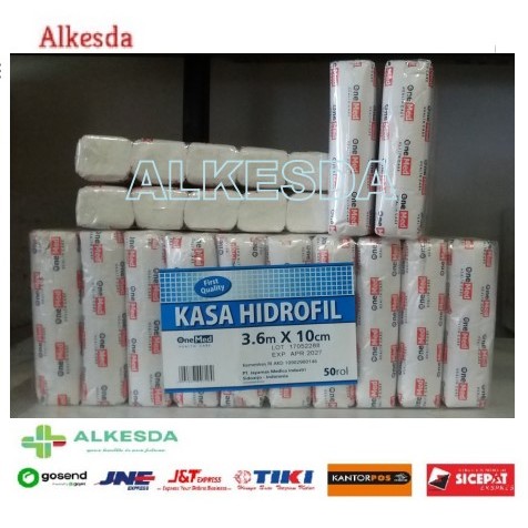 Perban Steril / Kasa Gulung Hidrofil Onemed Per Pack