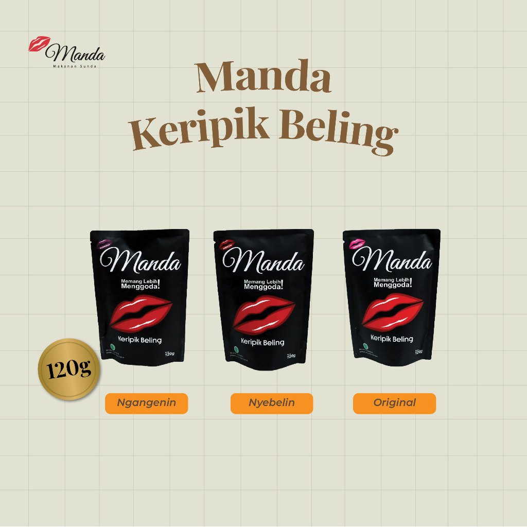 

Manda Keripik Beling 120gr All Variant