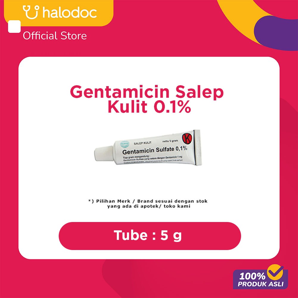 Gentamicin Salep Kulit 0.1% 5 g