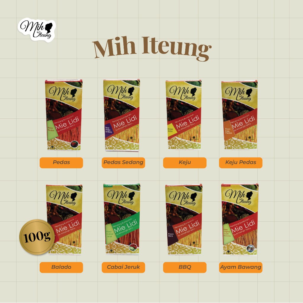 

Mih Iteung100gr All Variant