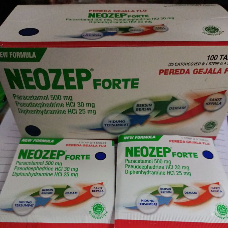 neozep forte 1 box 25 strip@100tablet