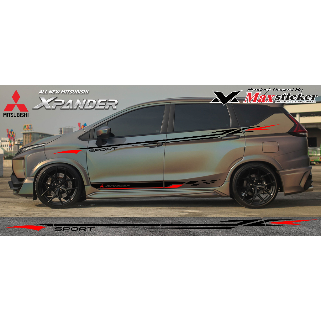 Striping Body Samping XPANDER Sticker Mitsubishi XPANDER ULTIMATE