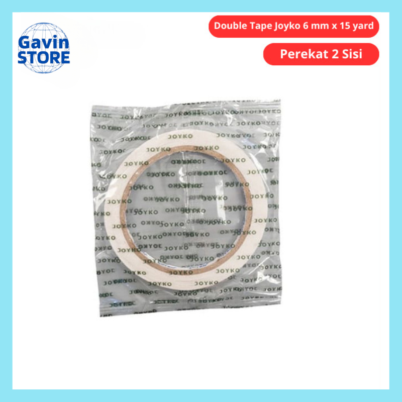 

Double Tape Kertas 6 mm x 15 yard star tape - 1 pcs1/4" Inch 6mm x 12m