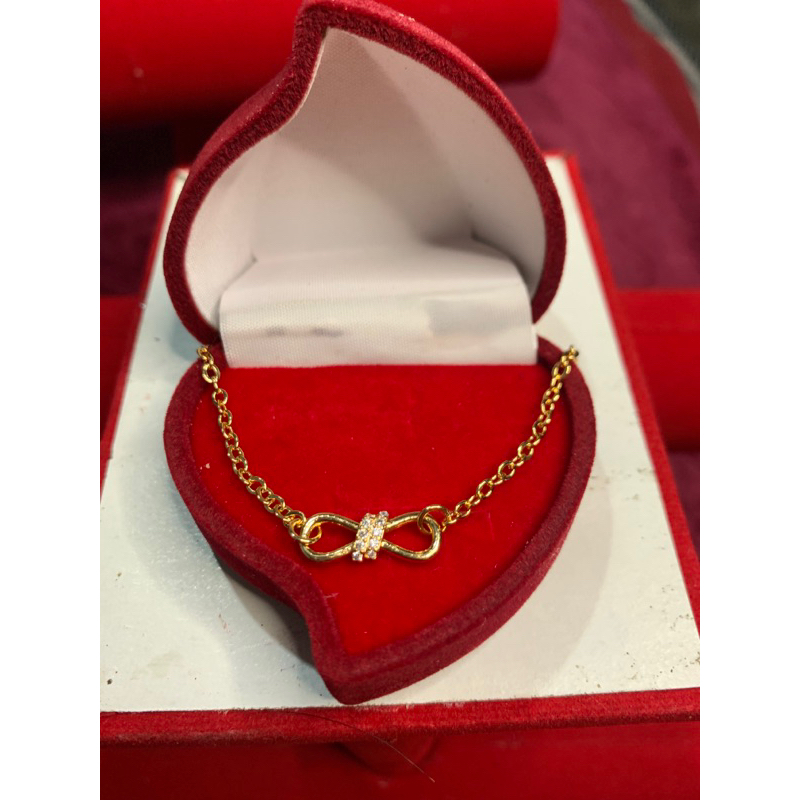 gelang infinity lapis emas