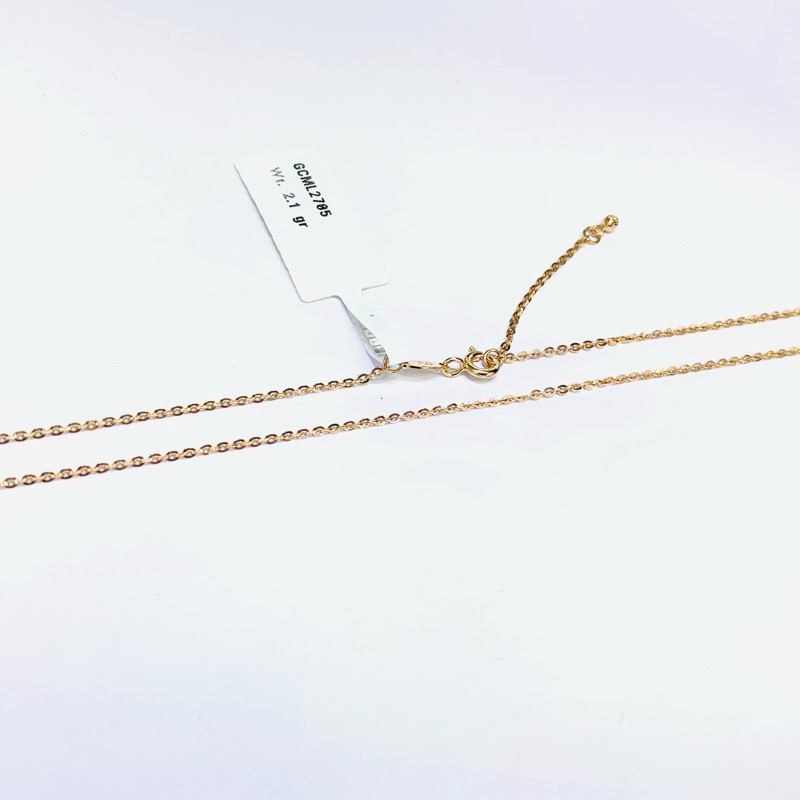 gelang rantai emas 750%17k