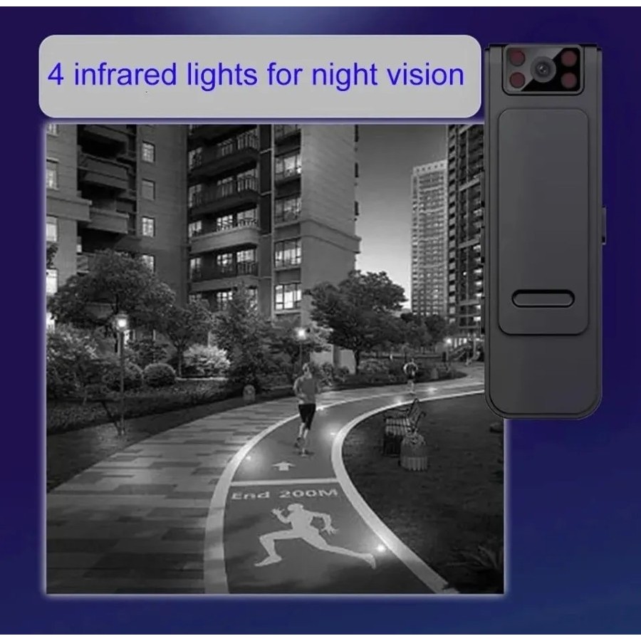 MH - Spy Camera HD Model Rotating Camera Mini Kamera Pengintai Clip Z8