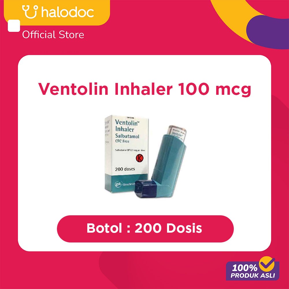 Ventolin Inhaler 100 Mcg 200 Doses