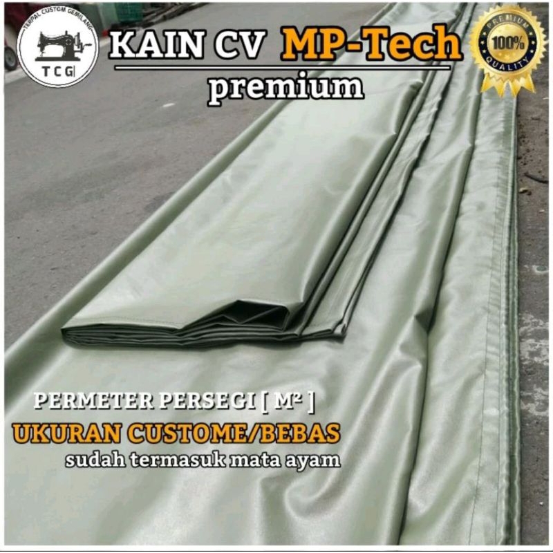 TERPAL TENDA/ TERPAL TEROP DLL, BAHAN KAIN JEEP 2 LAPIS  ANTI AIR