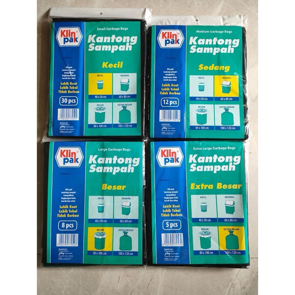 KLINPAK Kantong Sampah / Plastik Sampah